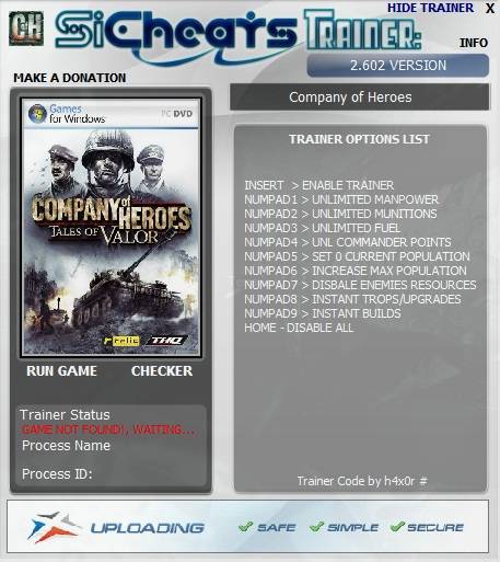 company of heroes 2 trainer 21400